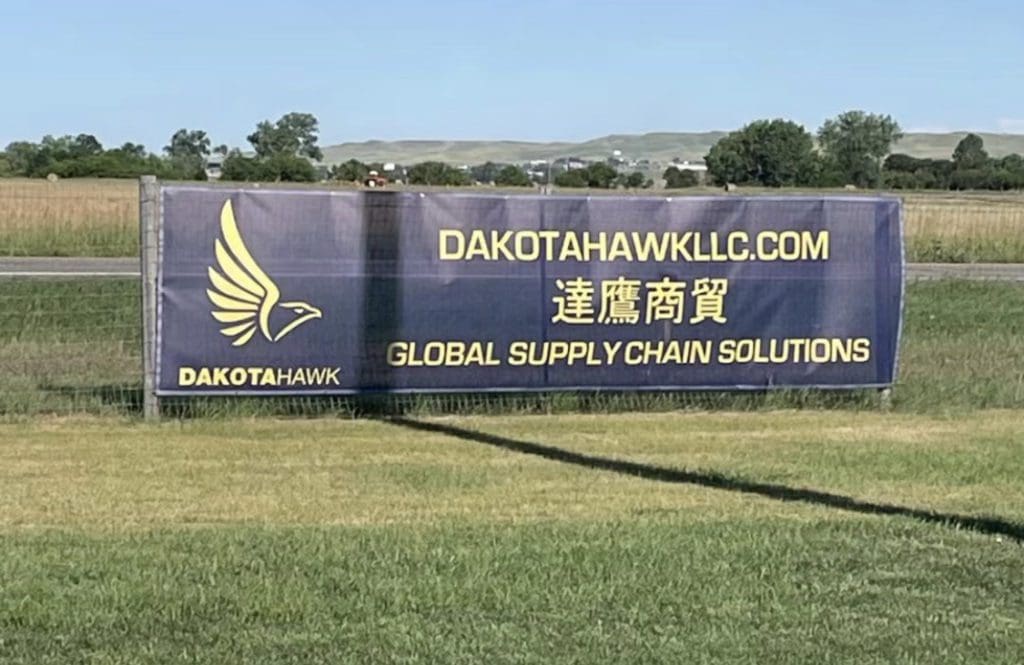 Dakota Hawk Rapid City Rapids Sponsorship Banner